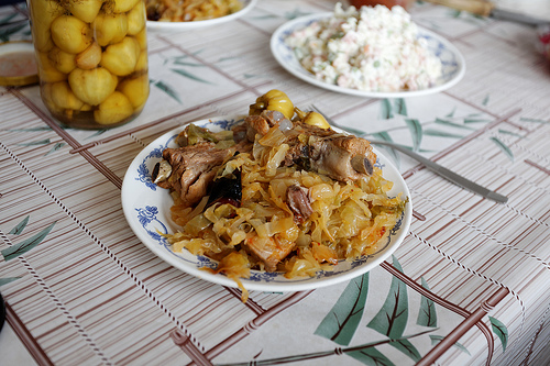 Λάχανο με χοιρινό κρέας -Συριανή συνταγή